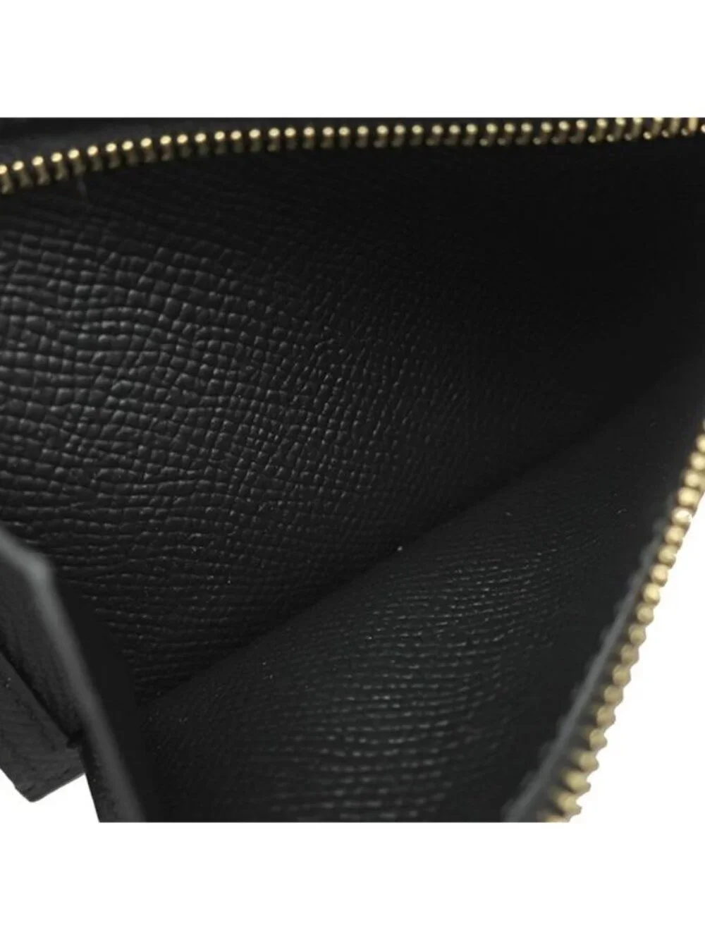 Hermes Bifold Wallet Bearn Compact Veau Epsom Black Gold